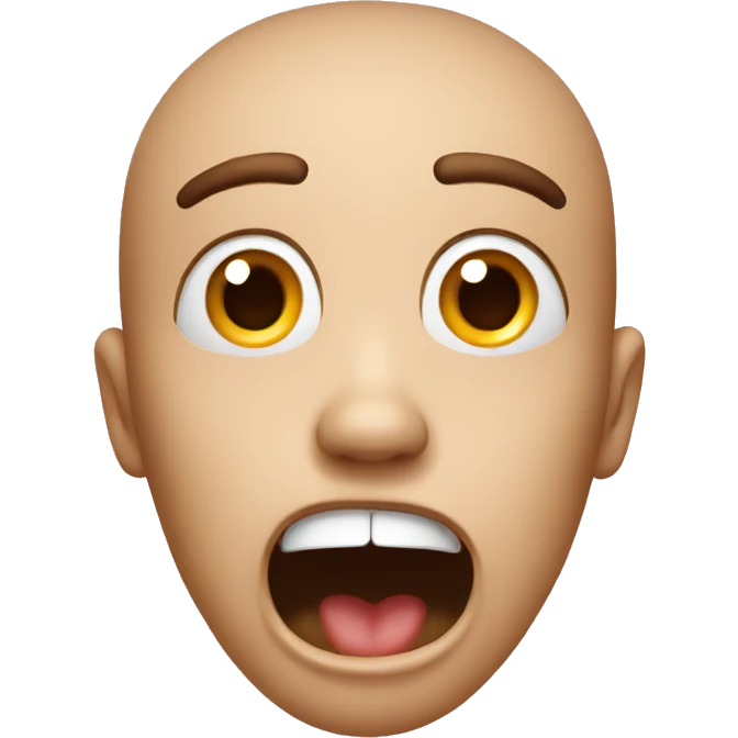 Shocked face emoji
