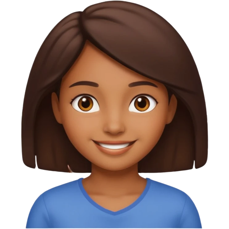 Brown girl aesthetic emoji