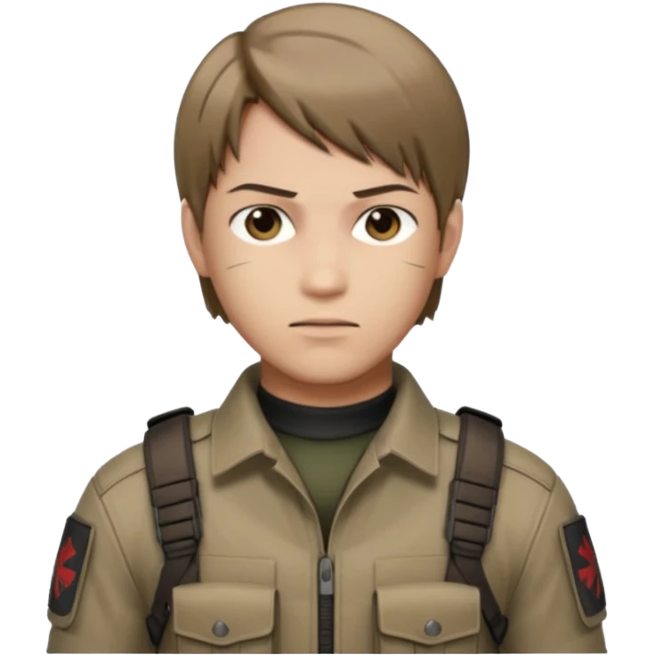 Leon Kennedy from resident evil 4 remake emoji
