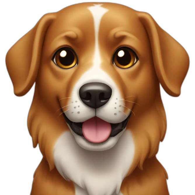 brazillian caramel dog emoji