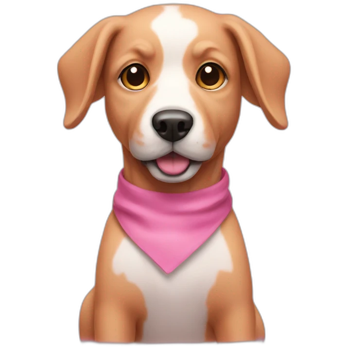 pink-dog emoji