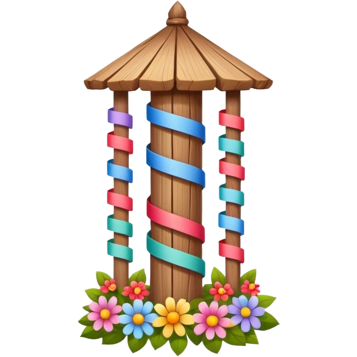 Midsummer pole emoji