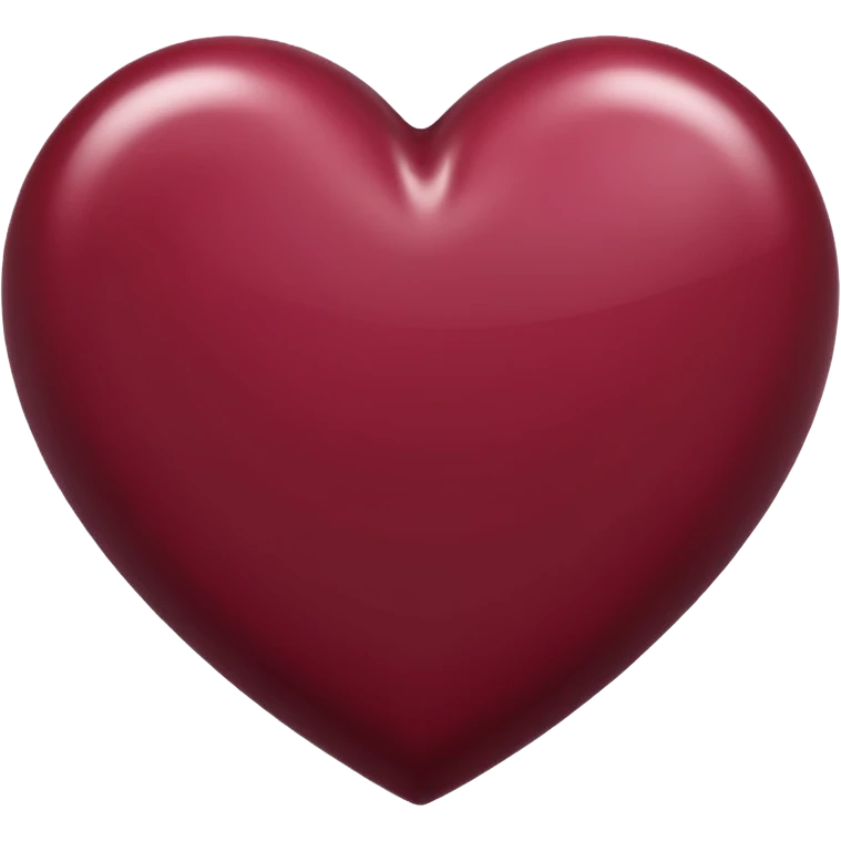 Maroon heart emoji emoji
