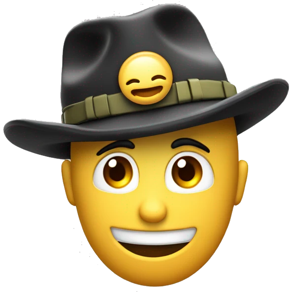 crie um emoji de boné mostrando um joinha com o dedo indicador, emoticon com renderização 3d de chapéu royalty emoji