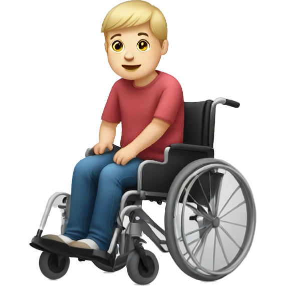 disabled person with downsyndrome emoji