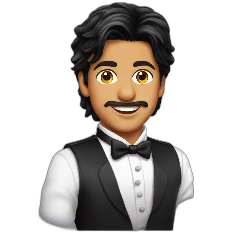 Shahrukh Khan as waiter emoji