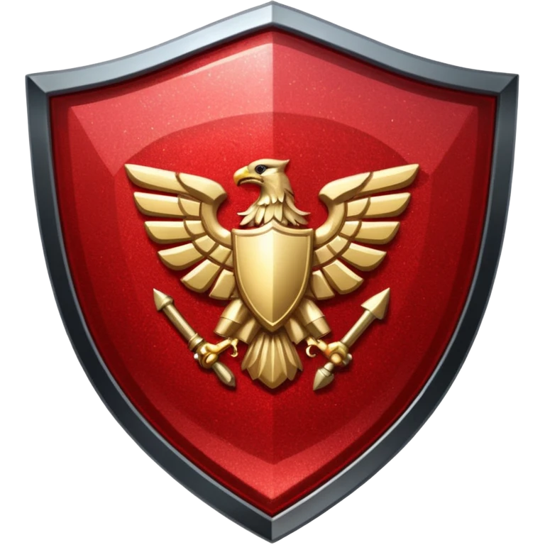shield glitter red emoji