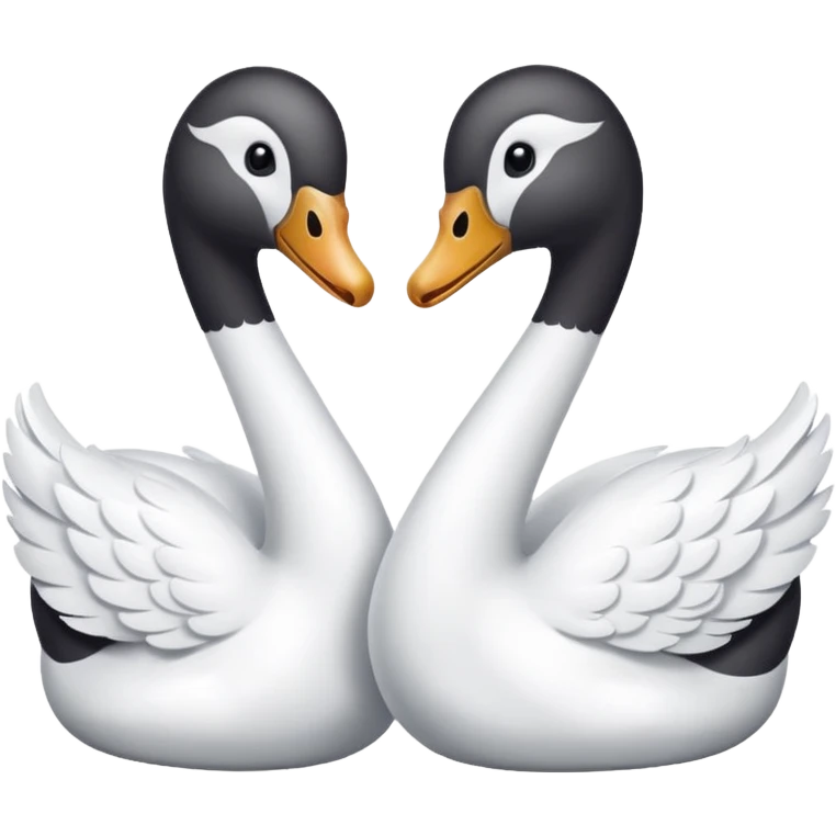 Dos cisnes  emoji