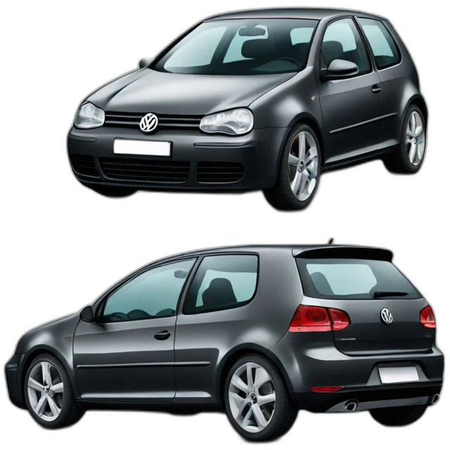 volkswagen golf 4 black emoji