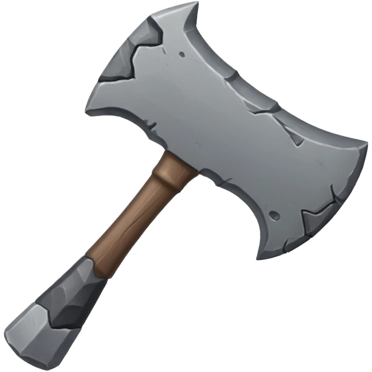 stone axe emoji