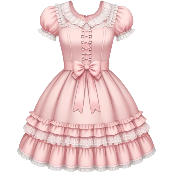 Pastel pink Lolita  emoji