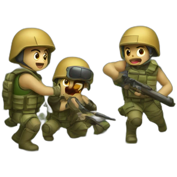 Combat de loutres emoji