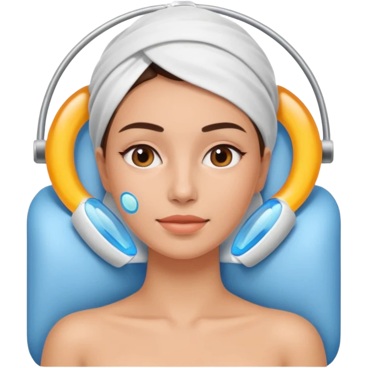 woman doing ozone therapy emoji
