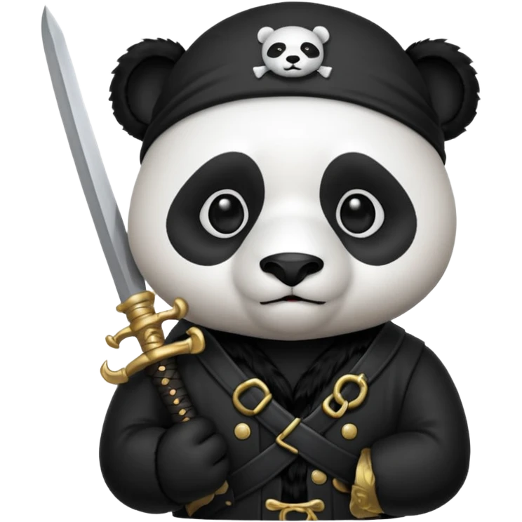 pirate panda emoji