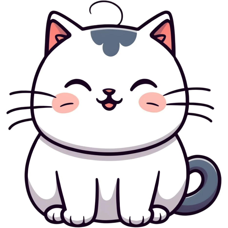Cat with sleepy face  emoji
