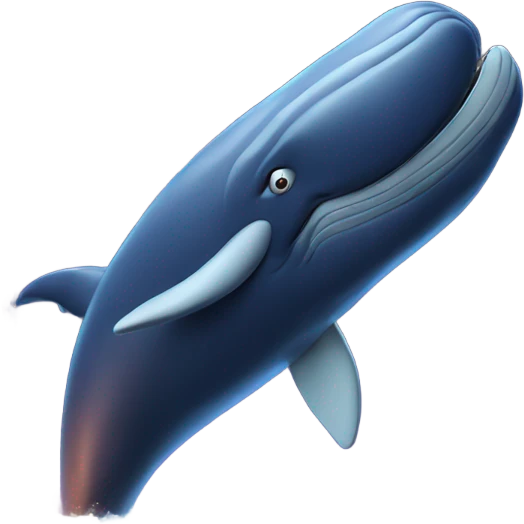The whale fires fireworks emoji
