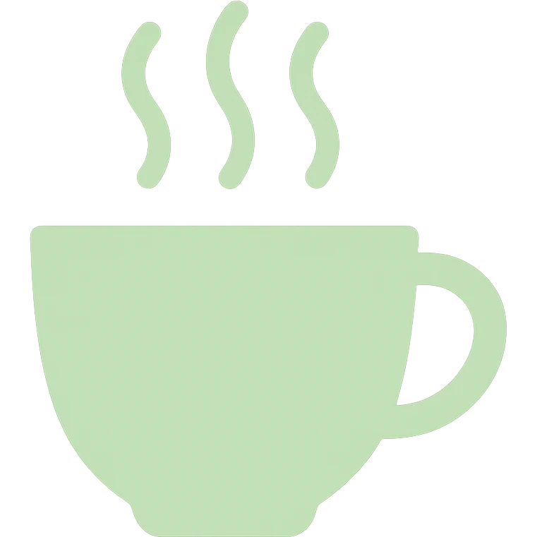 pale green steamed cup emoji