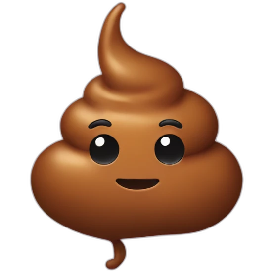 poop but fancy emoji