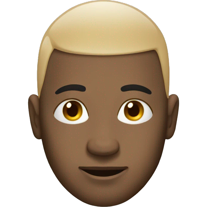 Bald man with drops on head emoji