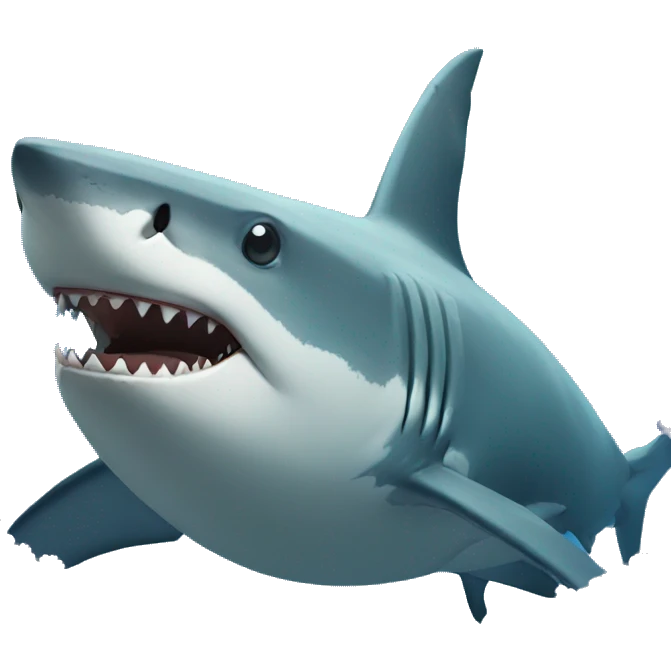 Shark With a crown emoji