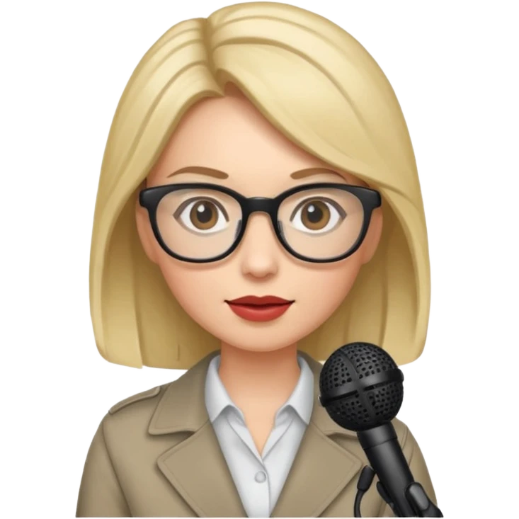 Female journalist emoji
