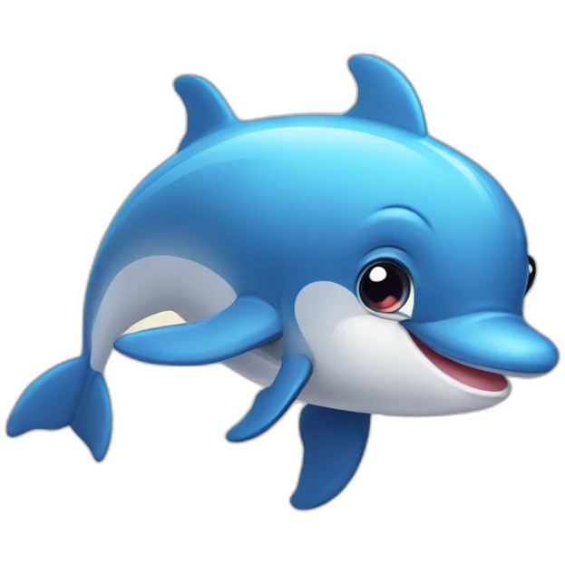 cute dolphin emoji