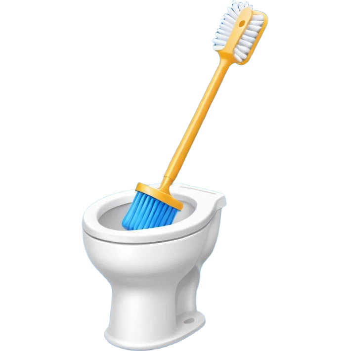 toilet brush emoji