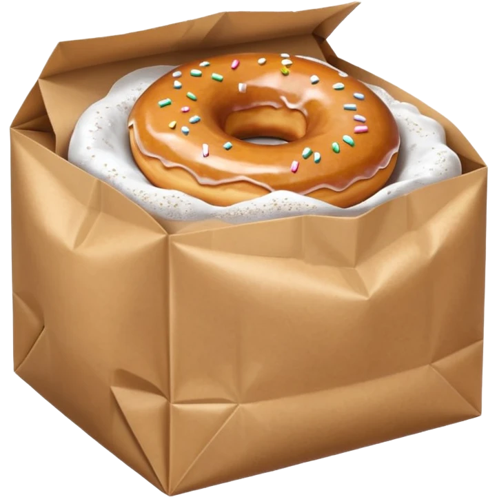 donut in paper bag emoji