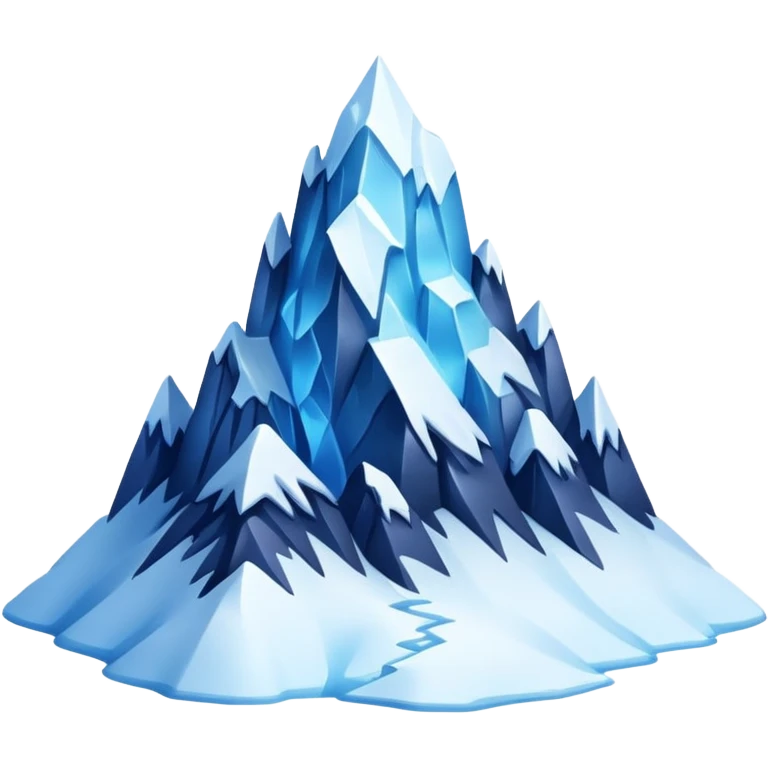 eternal blue winter mountain emoji