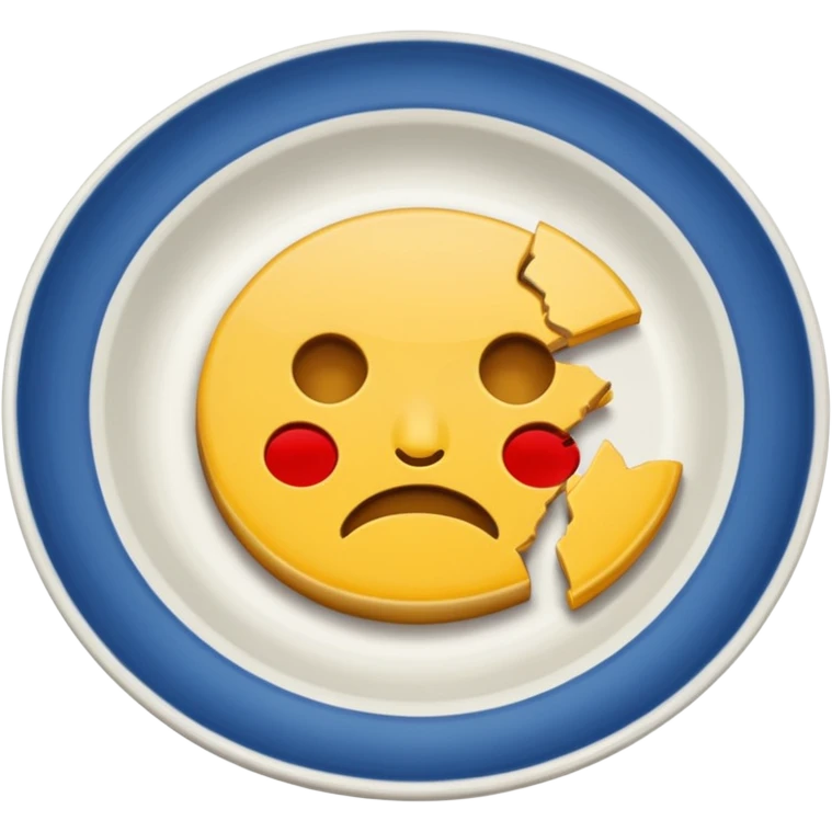 broken plate emoji emoji
