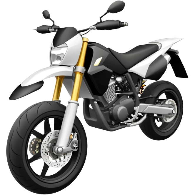 Supermoto in wheelie  emoji