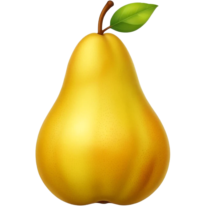 yellow pear emoji