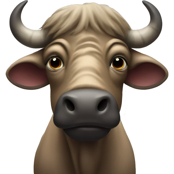 African buffalo emoji