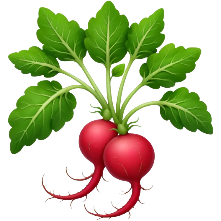radish plant emoji