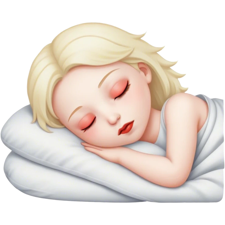 sleeping kid red eyes emoji