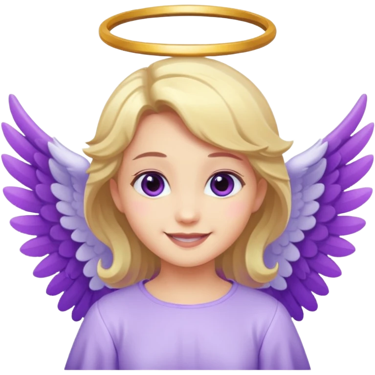 love cupid purple cute no human, an angel emoji