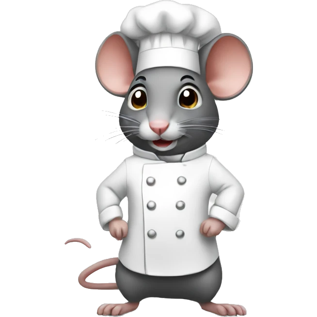 Rat chef emoji