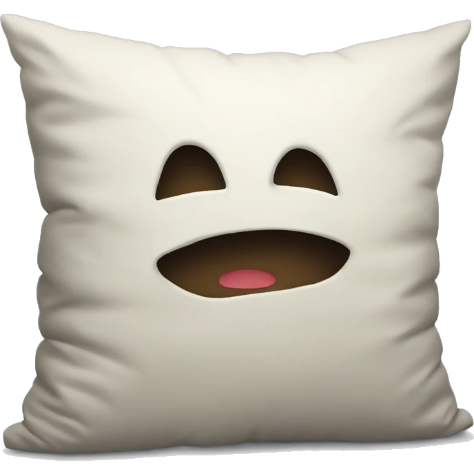 cartoon head buried in pillow emoji