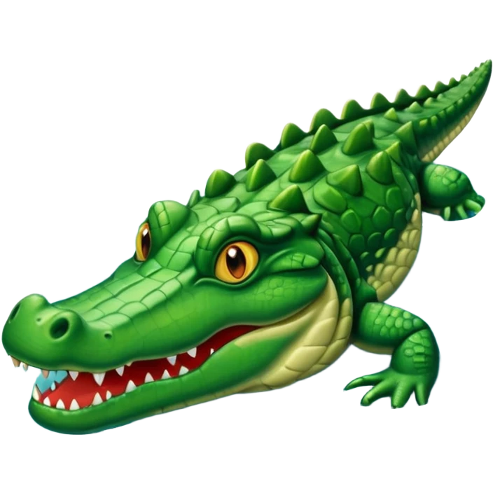 Crocodile dans l’eau emoji