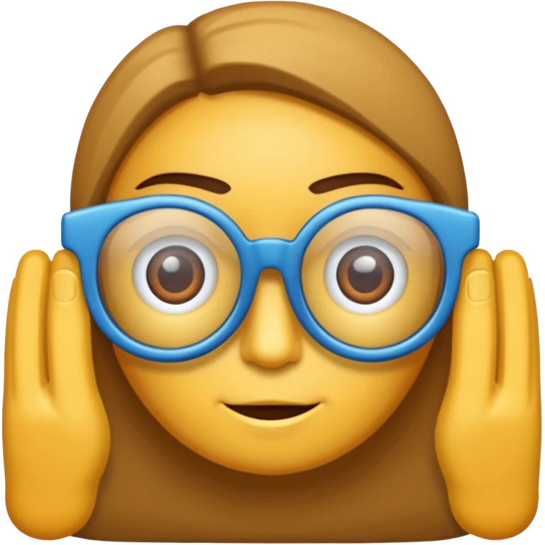 lentes de contato em caixinha emoji
