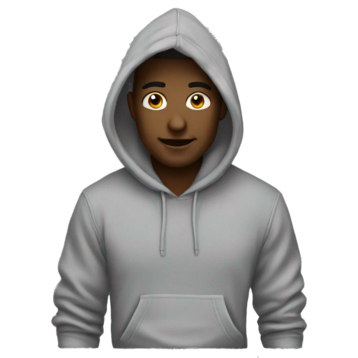 hoodie grey emoji