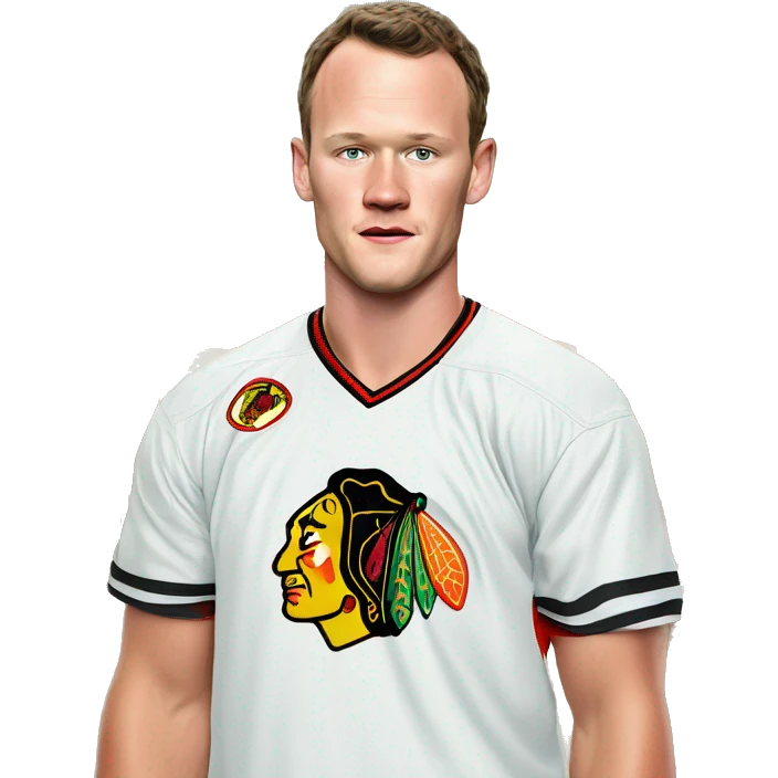 Jonathan Toews as beach bum emoji