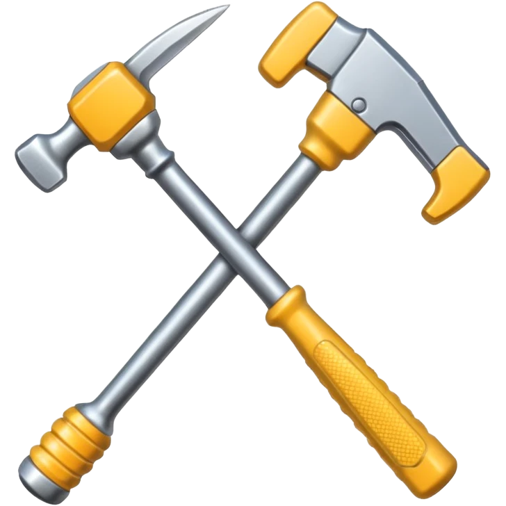 hammer crossed with another tool emoji