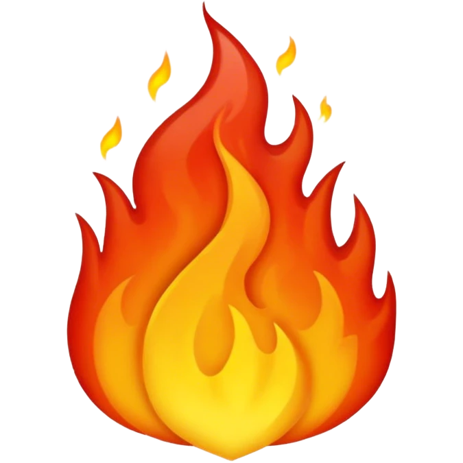 Black fire emoji emoji