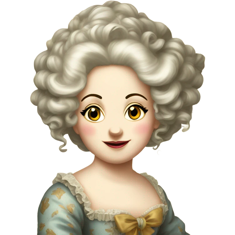Vintage rococo emoji