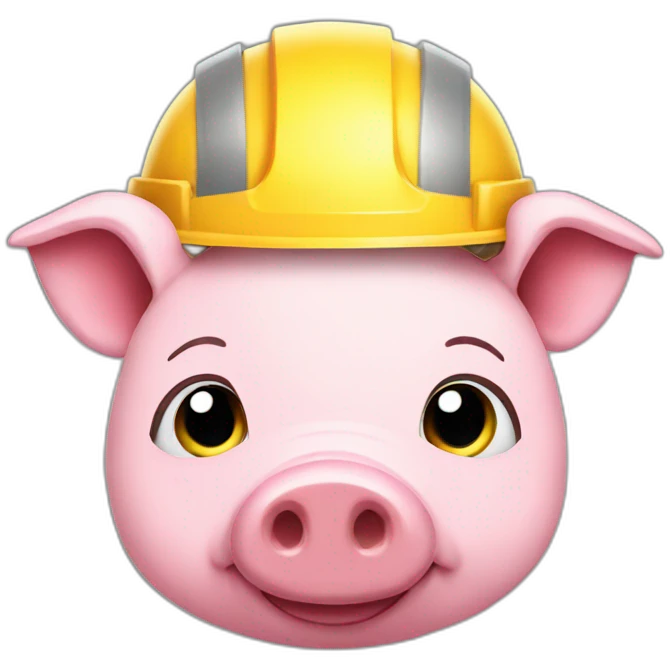 construction-pig emoji