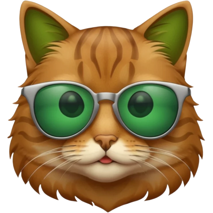 Cat wearing sunglasses emoji