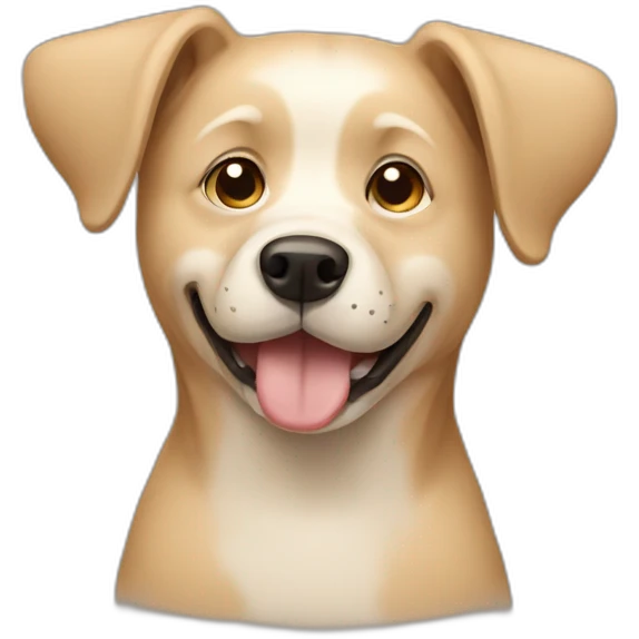 beige dog emoji