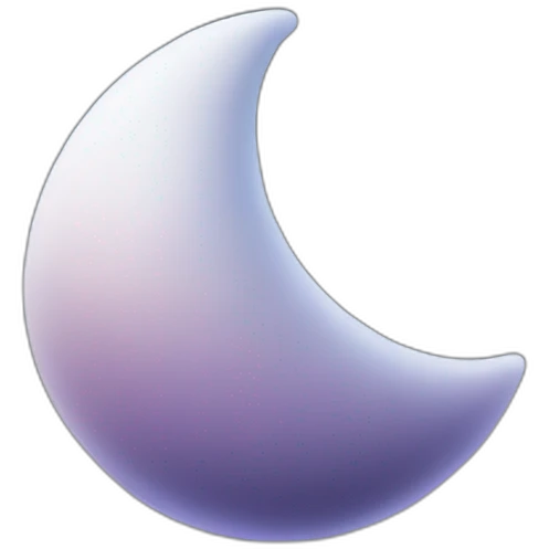 fesse avec un lune emoji