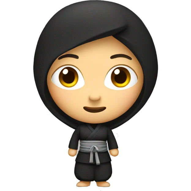 Asian ninja lady emoji